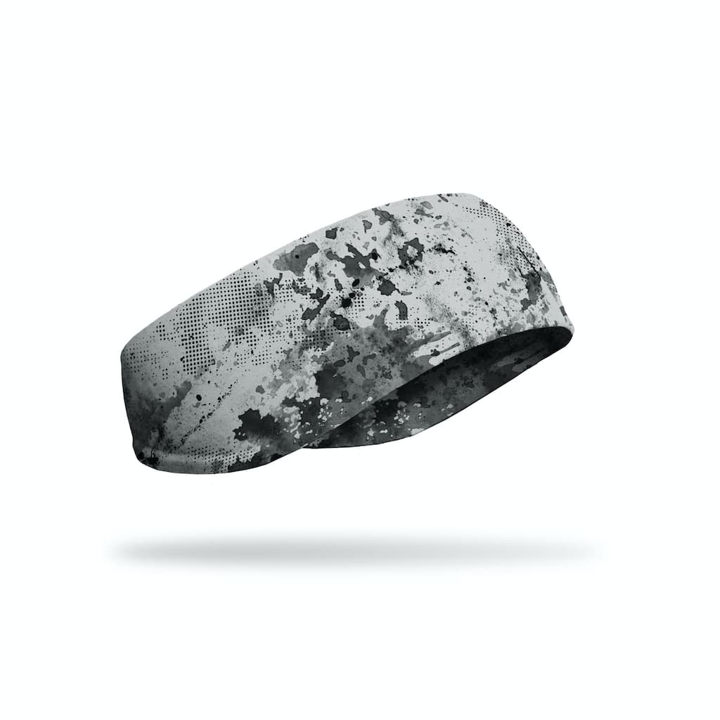 JUNK Soft Grey Grunge Headband (Ear Warmer) - 9 for 9