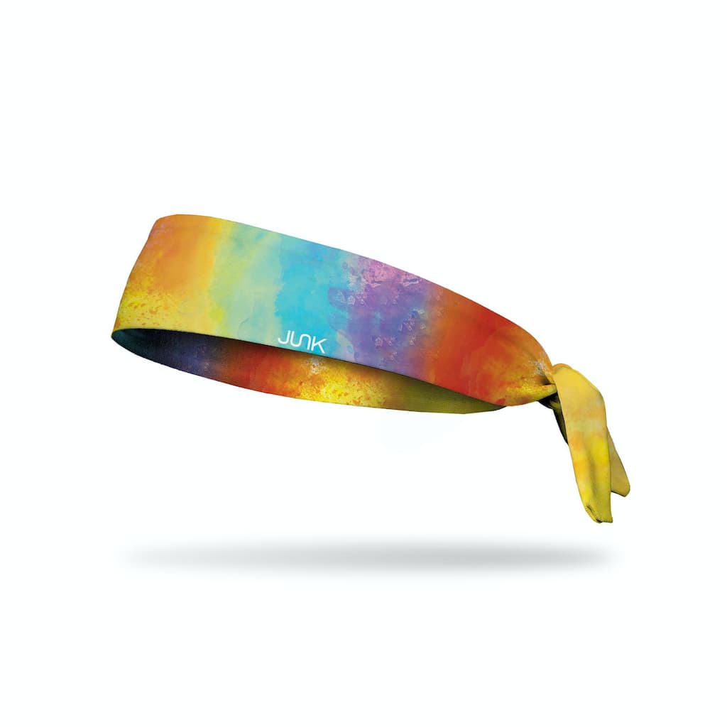 JUNK Washed Out Rainbow Headband (Flex Tie) - 9 for 9