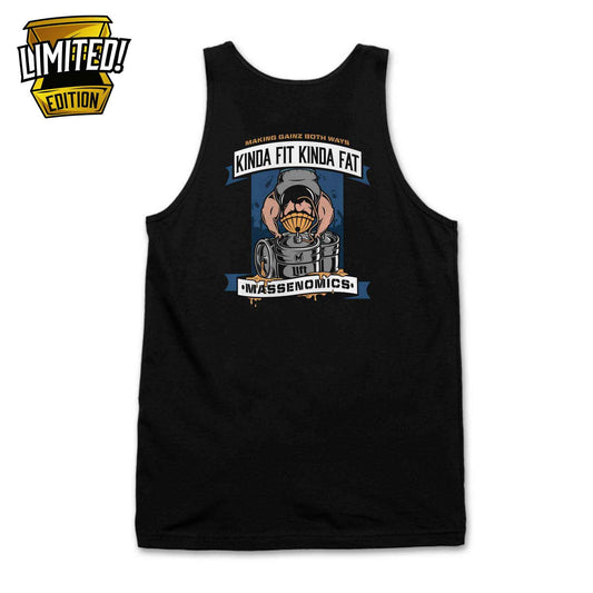 Kinda Fit Kinda Fat Collaboration: Massenomics X KFKF Keg Stand Tank - 9 for 9