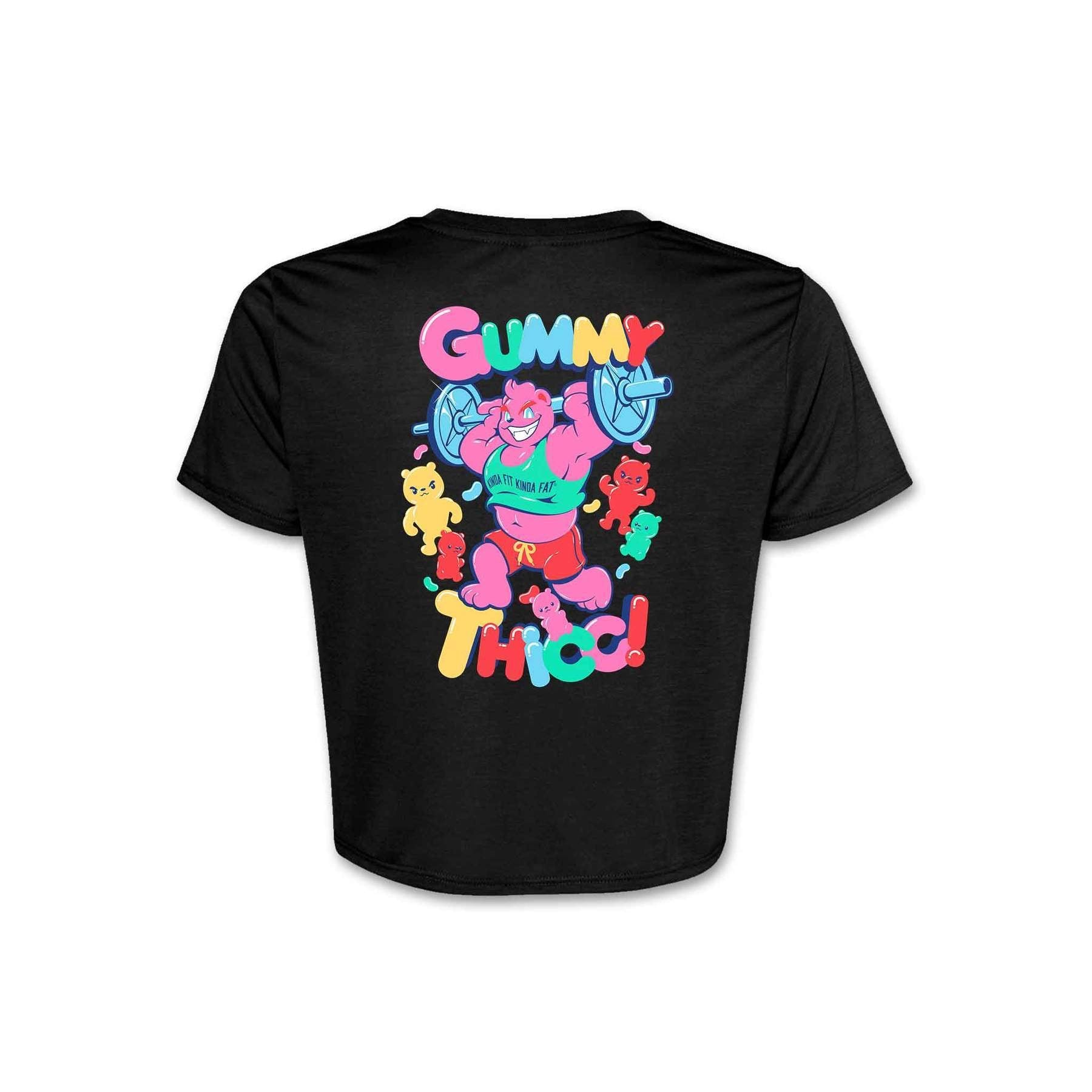 Kinda Fit Kinda Fat Gummy Thicc Cropped Tee - 9 for 9