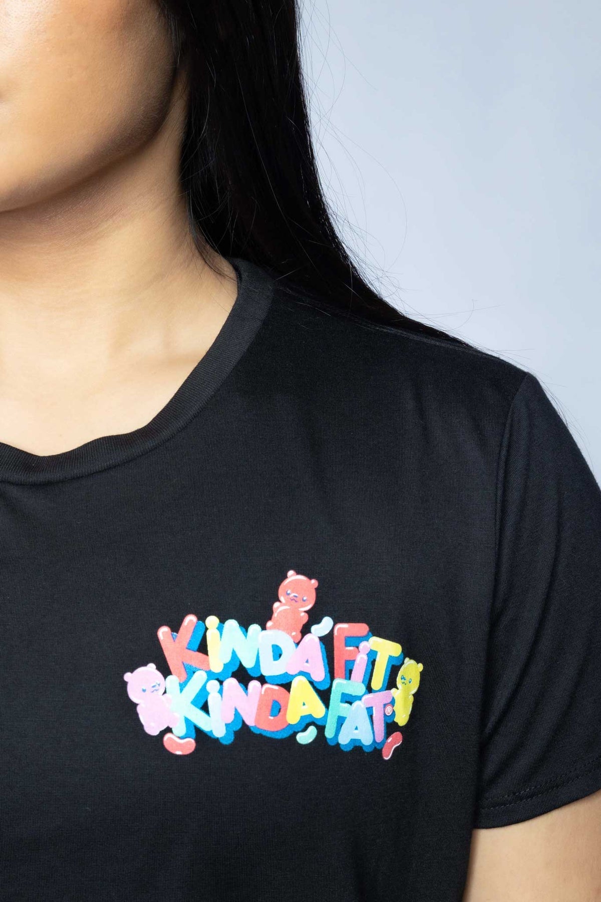 Kinda Fit Kinda Fat Gummy Thicc Cropped Tee