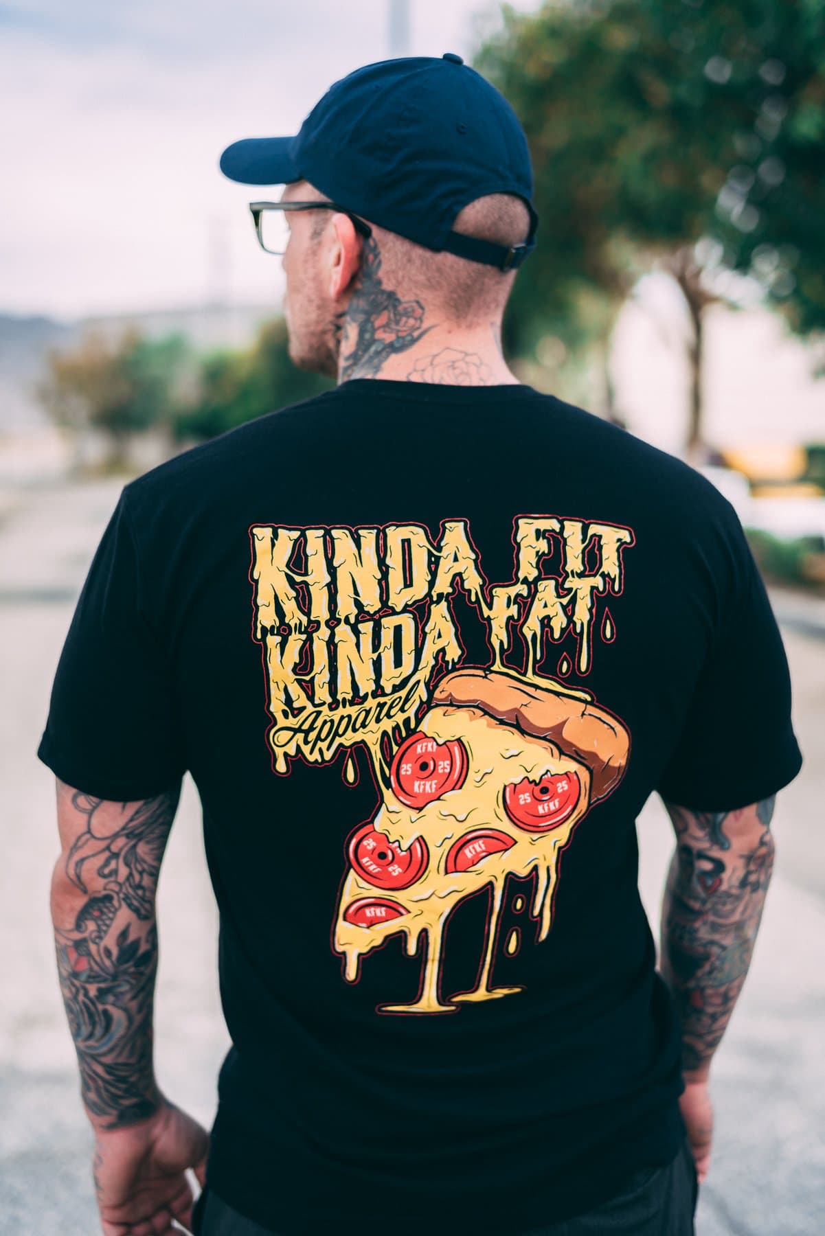 Kinda Fit Kinda Fat "Plateroni" Pizza Tee - 9 for 9
