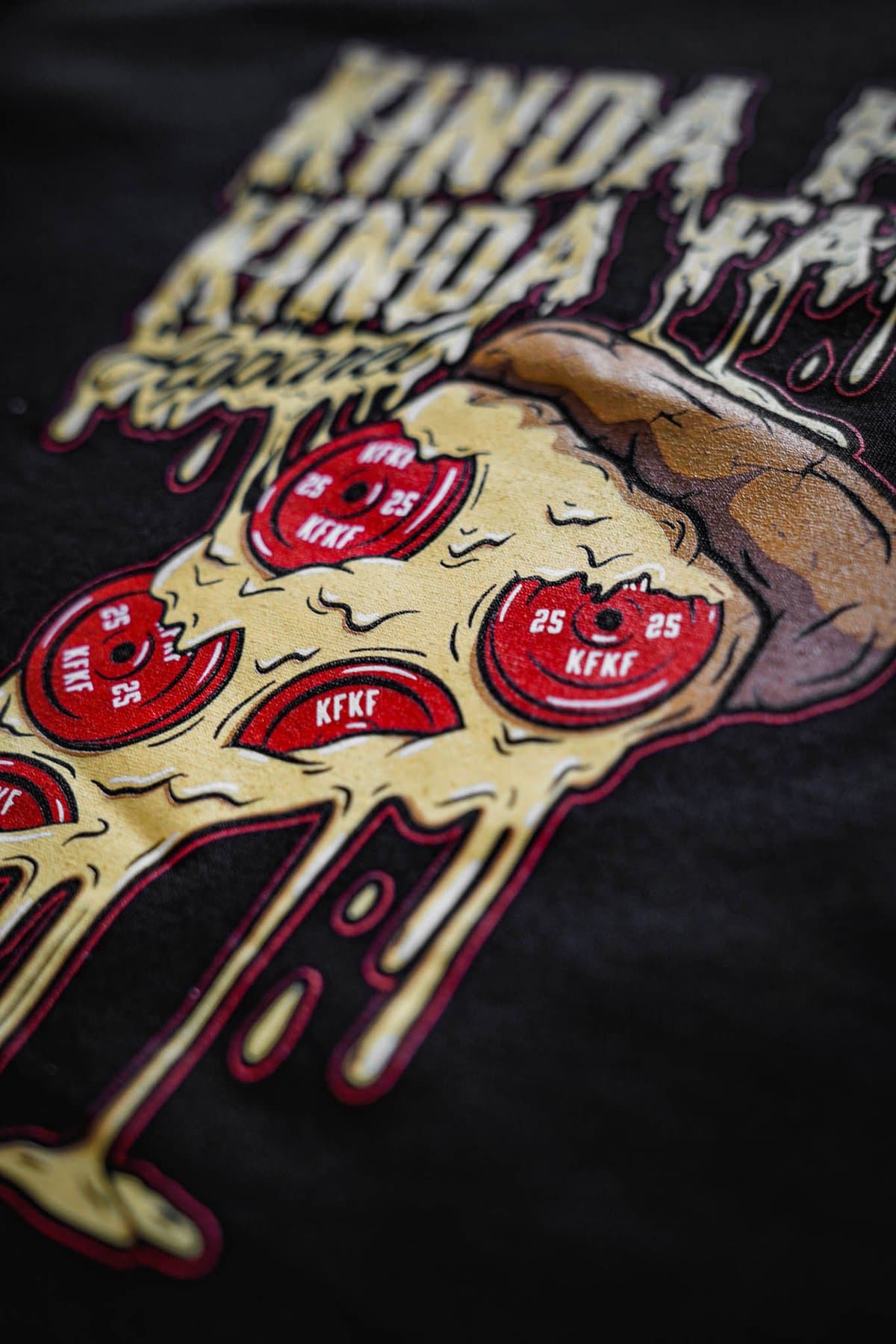 Kinda Fit Kinda Fat "Plateroni" Pizza Tee - 9 for 9