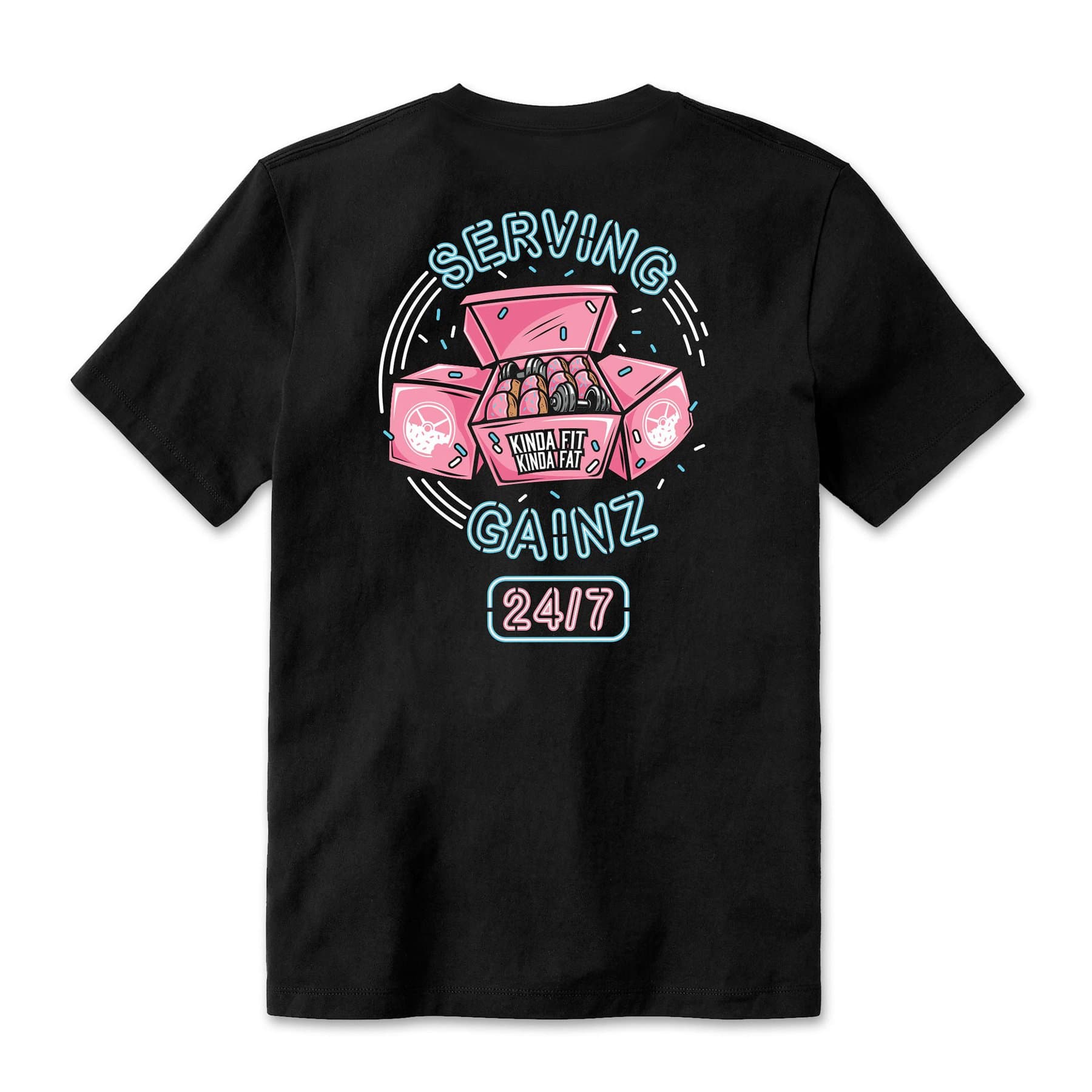 Kinda Fit Kinda Fat "Serving Gainz" Tee - 9 for 9