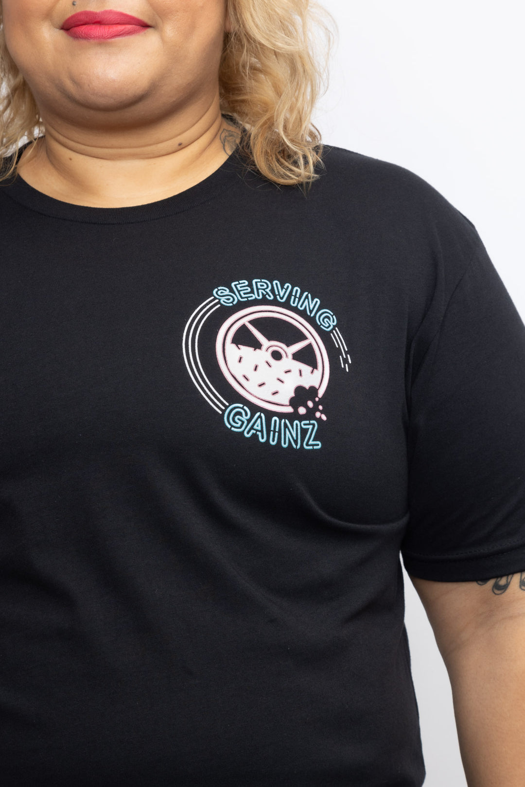Kinda Fit Kinda Fat "Serving Gainz" Tee