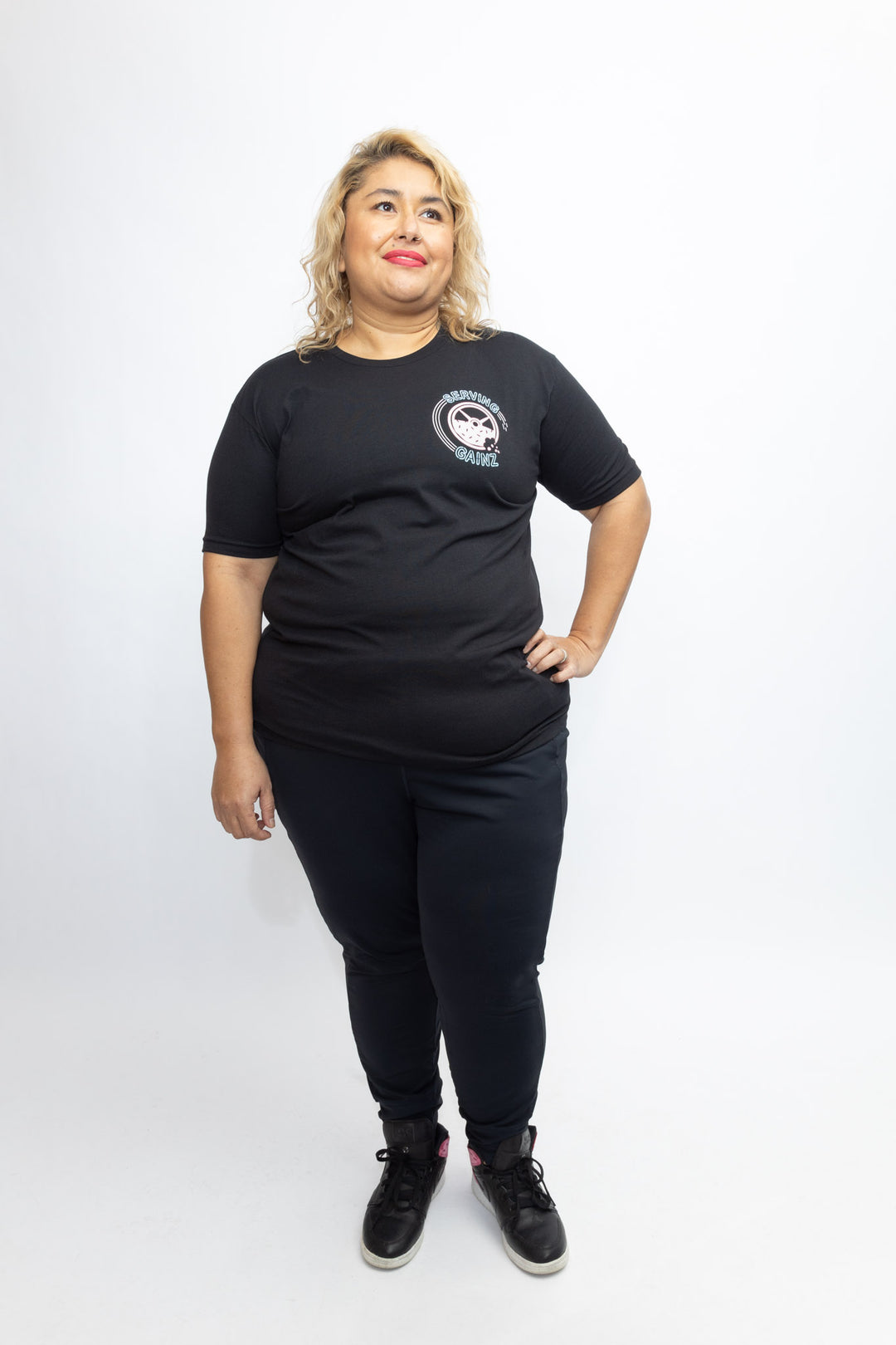 Kinda Fit Kinda Fat "Serving Gainz" Tee