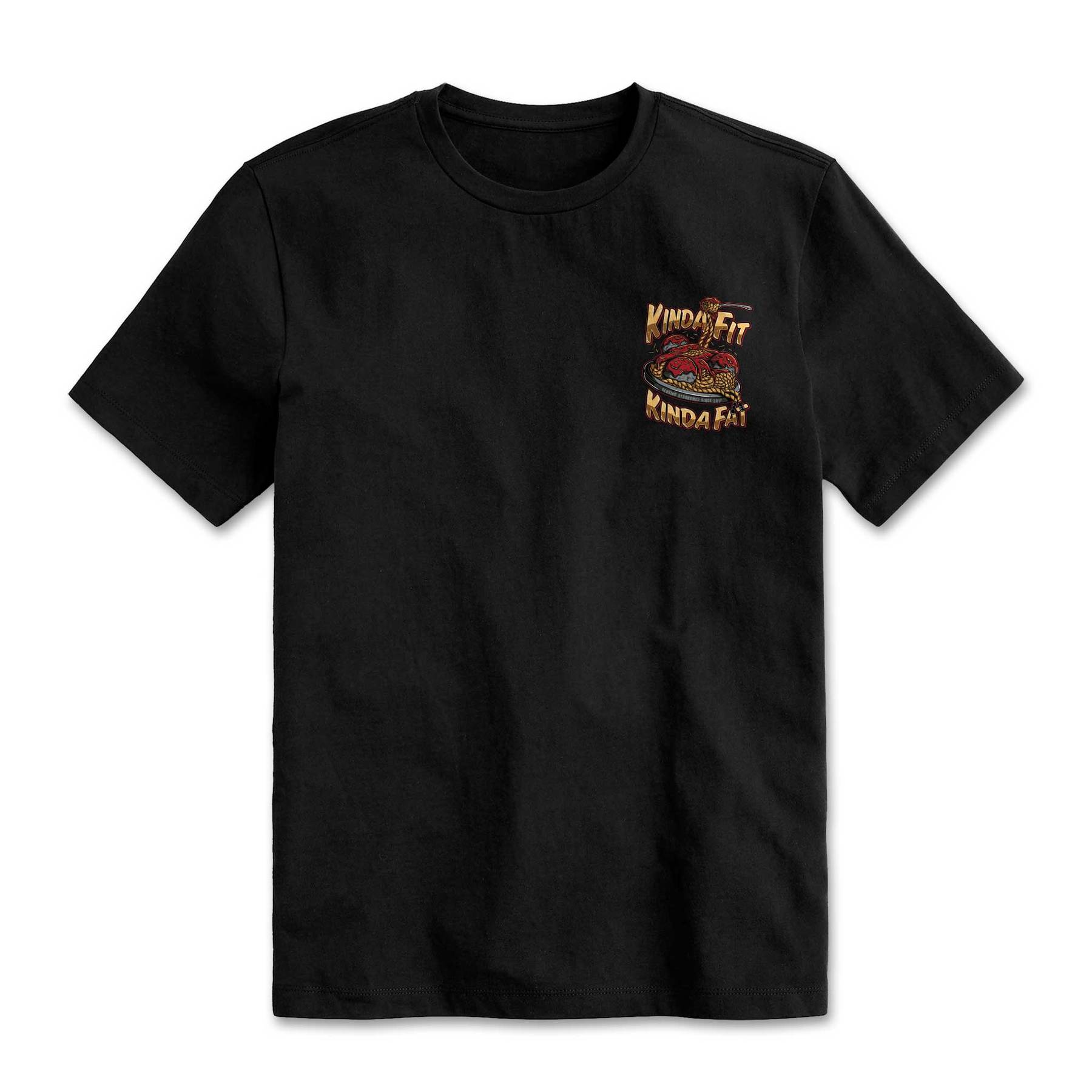 Kinda Fit Kinda Fat Strong Spaghetti Tee (Black) - 9 for 9