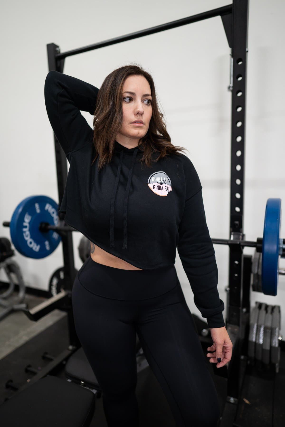 Kinda Fit Kinda Fat OG Donut Cropped Hoodie - 9 for 9