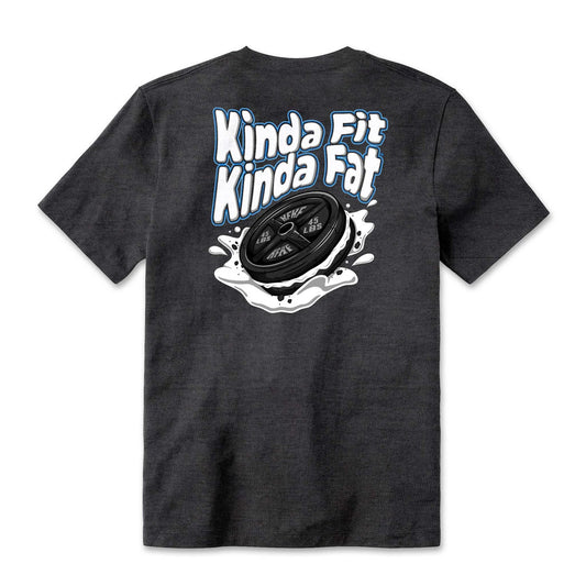 Kinda Fit Kinda Fat Cookie Sandwheych Grey Tee - 9 for 9