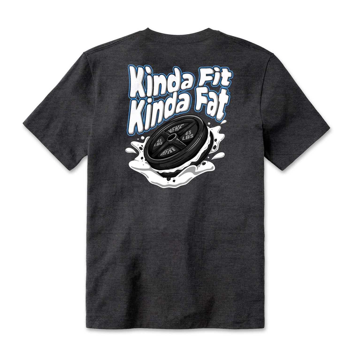 Kinda Fit Kinda Fat Cookie Sandwheych Grey Tee - 9 for 9