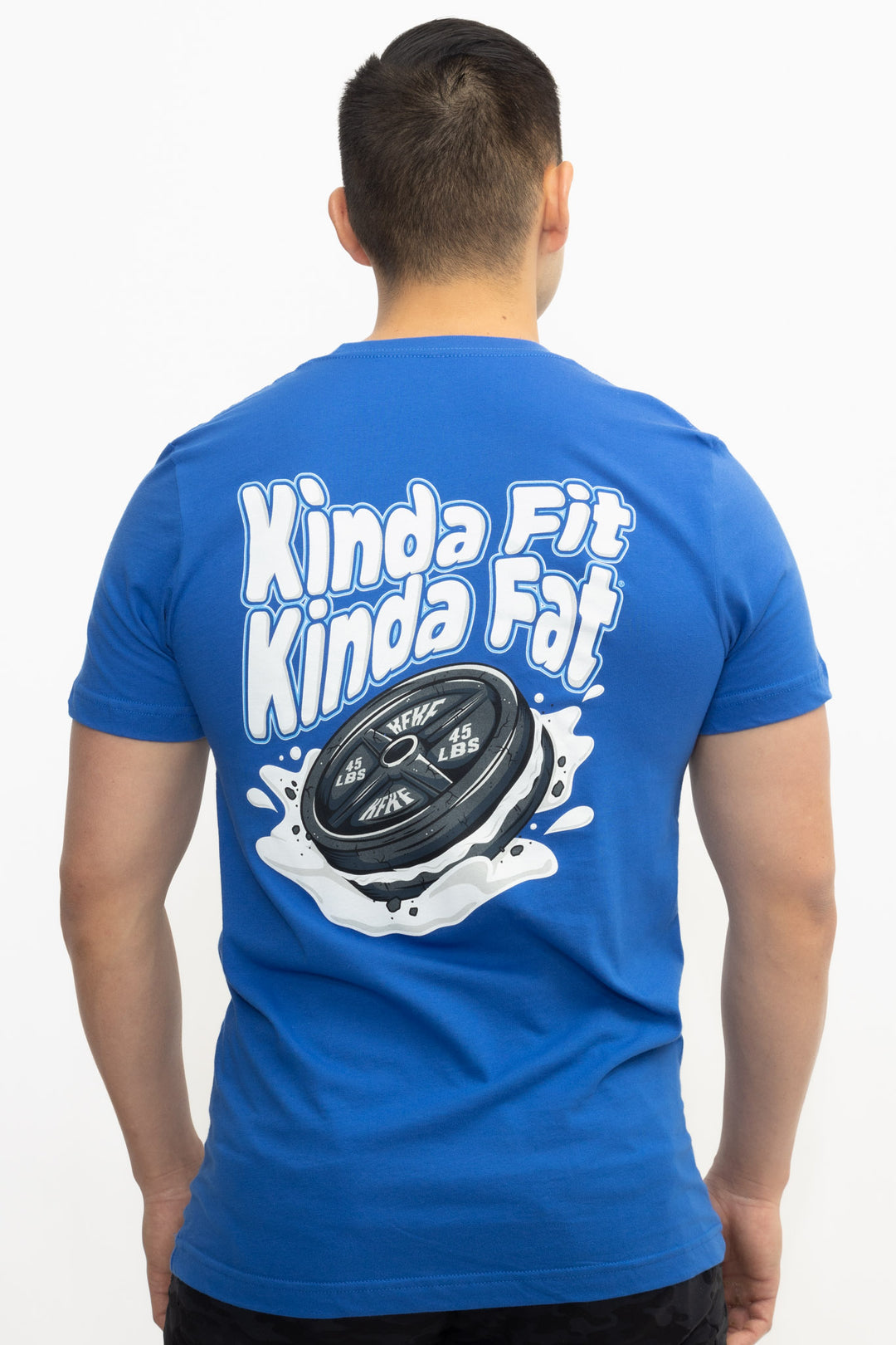 Kinda Fit Kinda Fat Cookie Sandwheych Tee (Blue)