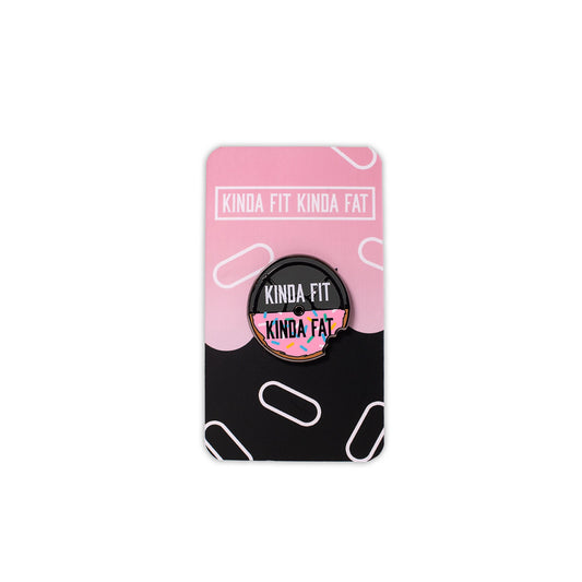 Kinda Fit Kinda Fat Original Donut Plate Pin