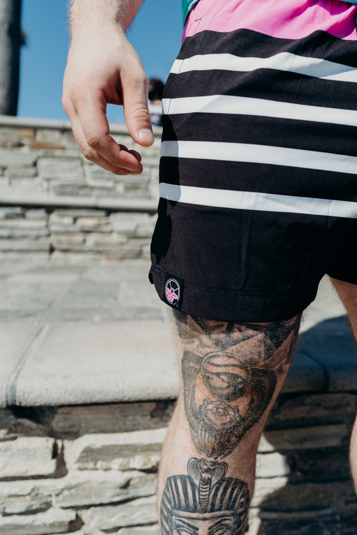 Kinda Fit Kinda Fat Pink Drip Training Shorts - 9 for 9