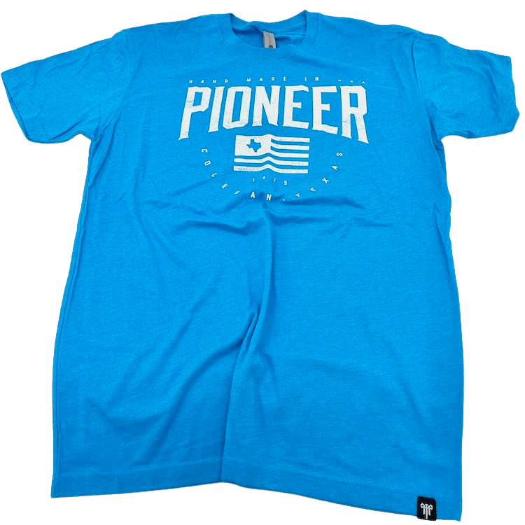 Pioneer Hand Made in the USA Tee (Turquoise) - 9 for 9