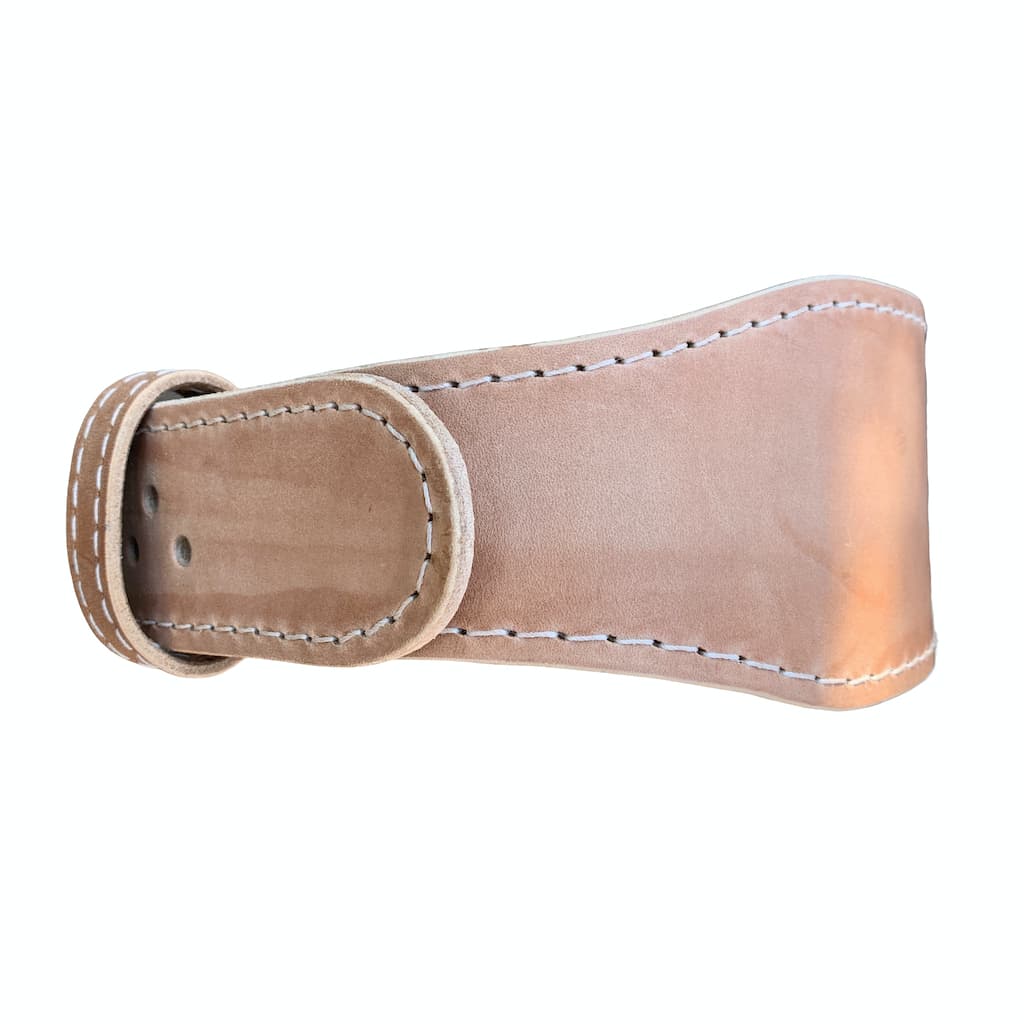 Pioneer Cut Training Belt – 6.5mm thick – 4" wide (Treated Leather) - 9 for 9