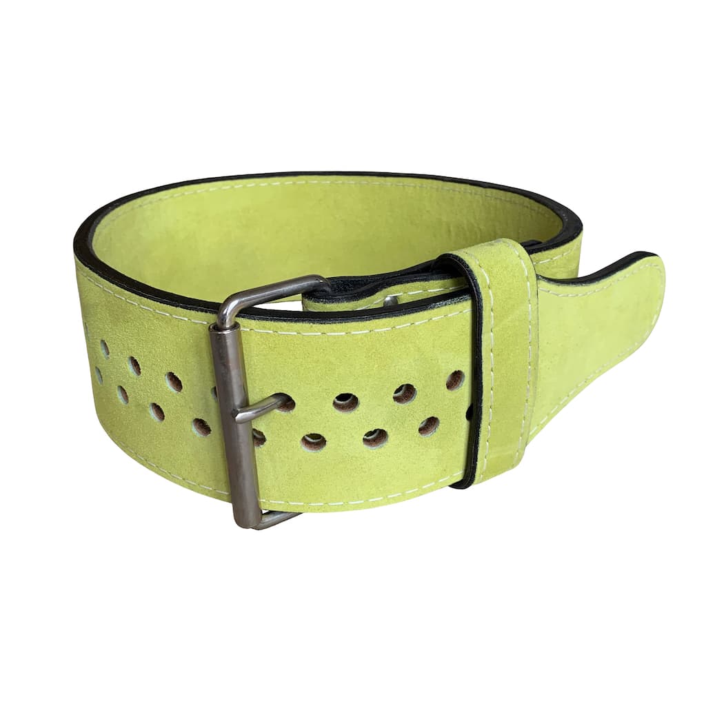 Pioneer Cut™ Powerlifting Belt – 10mm thick – 4" wide (Single Colour Suede) - 9 for 9