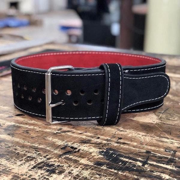 Pioneer Cut™ Powerlifting Belt – 13mm thick – 4" wide (Two Tone Suede) - 9 for 9