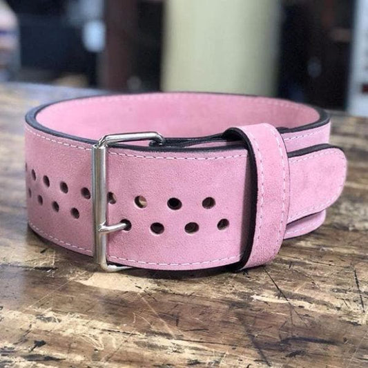 Pioneer Cut™ Powerlifting Belt – 13mm thick – 4" wide (Single Colour Suede) - 9 for 9