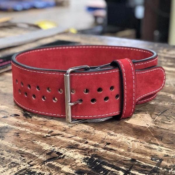Pioneer Cut™ Powerlifting Belt – 10mm thick – 4" wide (Single Colour Suede) - 9 for 9