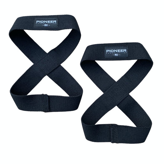 Pioneer Fitness Cotton Figure 8 Lifting Straps - 9 for 9