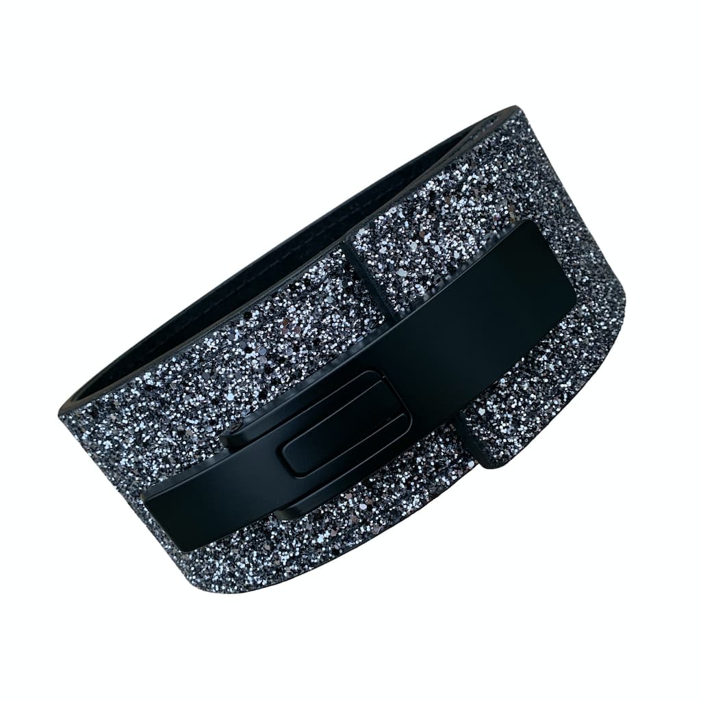 Silver outlet glitter belt