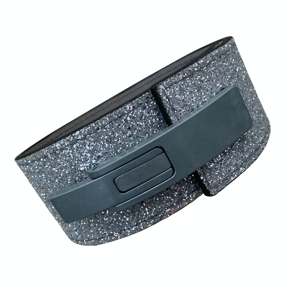 Silver sparkle deals belt