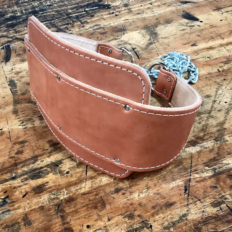Pioneer Treated Leather Dip Belt (Stitched) - 9 for 9