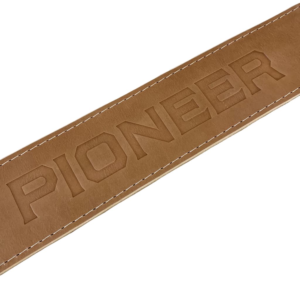 Pioneer Cut™ Powerlifting Belt – 8.5mm thick – 4" wide (Treated Leather / Buckskin Suede) - 9 for 9