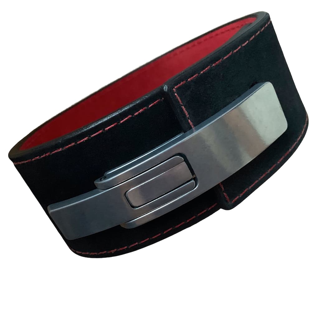 Pioneer Fitness Powerlifting Lever Belt – 10mm thick – 4" wide (Two Tone Suede) - 9 for 9