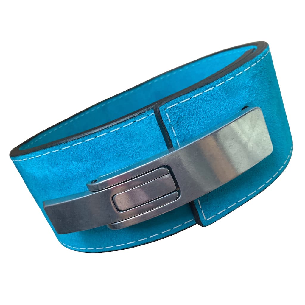 Pioneer Fitness Powerlifting Lever Belt – 13mm thick – 4" wide (Single Colour Suede) - 9 for 9