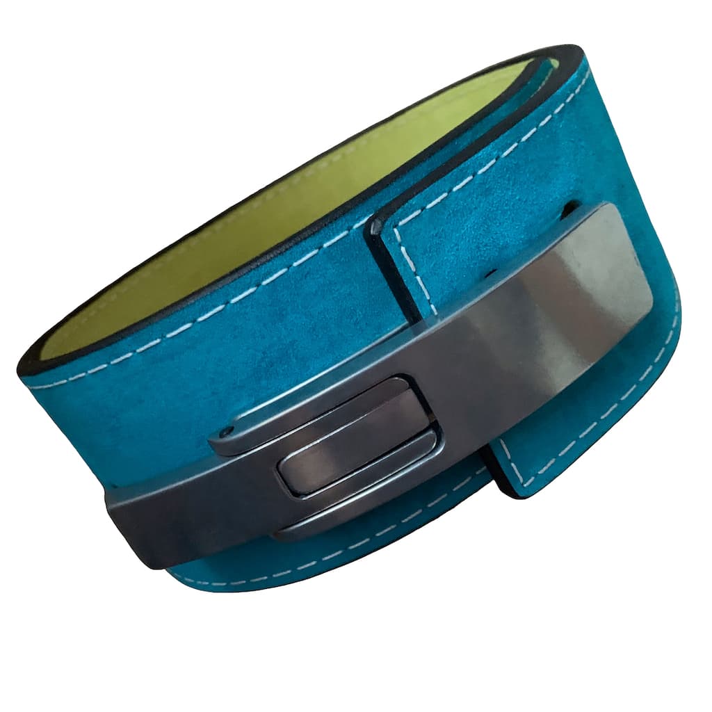 Pioneer Fitness Powerlifting Lever Belt – 10mm thick – 4" wide (Two Tone Suede) - 9 for 9