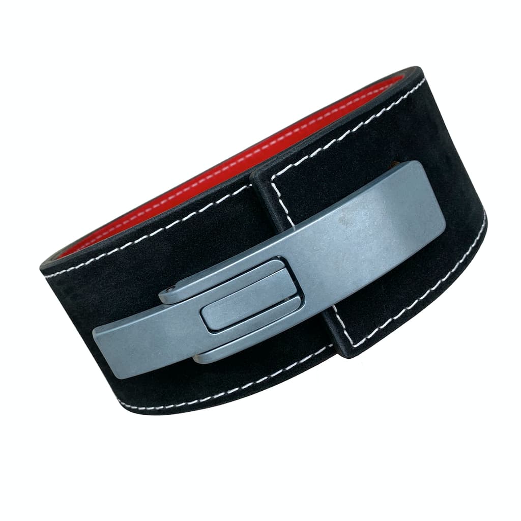 Pioneer Fitness Powerlifting Lever Belt – 10mm thick – 4" wide (Two Tone Suede) - 9 for 9