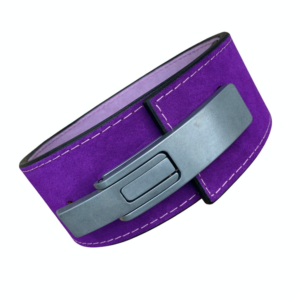 Pioneer Fitness Powerlifting Lever Belt – 10mm thick – 4" wide (Two Tone Suede) - 9 for 9
