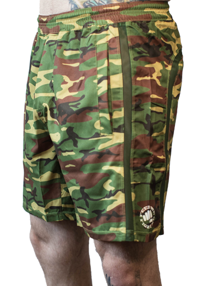 Feed Me Fight Me Men's Camo Endurance Shorts - 9 for 9