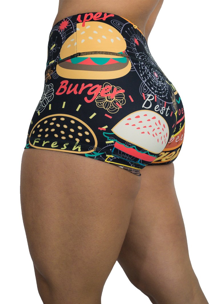 Feed Me Fight Me Women's Double Decker Shorts - 9 for 9