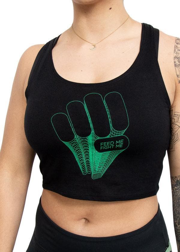 Feed Me Fight Me Women's Enter The Matrix Me Crop - 9 for 9