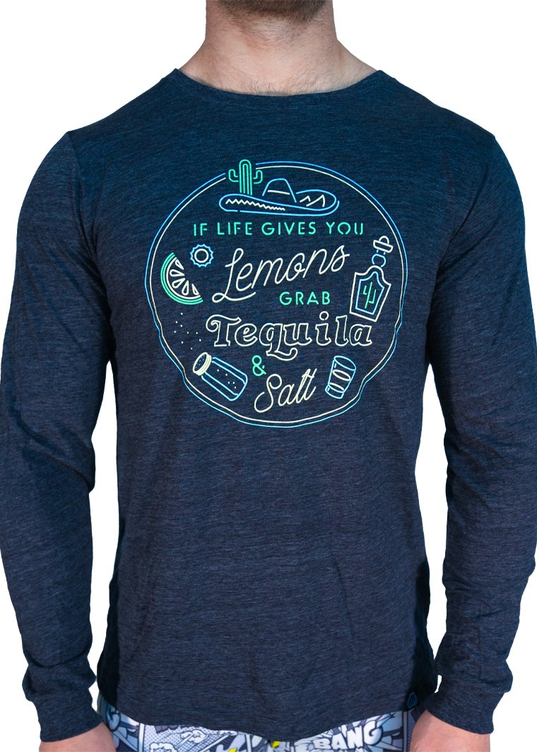 Feed Me Fight Me Pour Decisions Long Sleeve (Charcoal) - 9 for 9