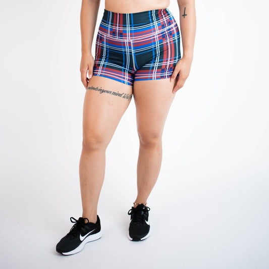 FLEO USA Plaid Shorts (True High Original)