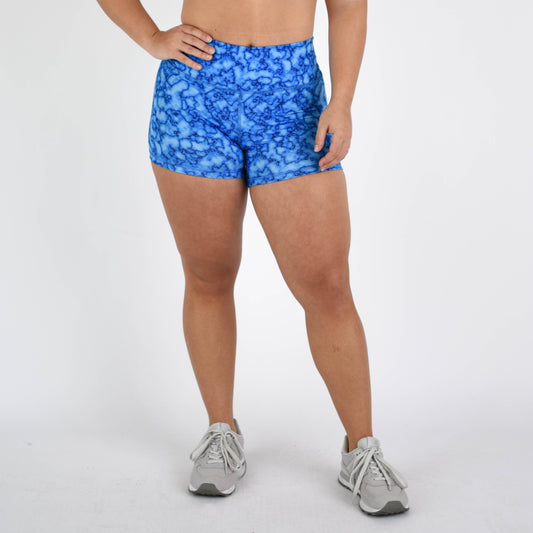 FLEO Blue Lava Shorts (Power Mid High)