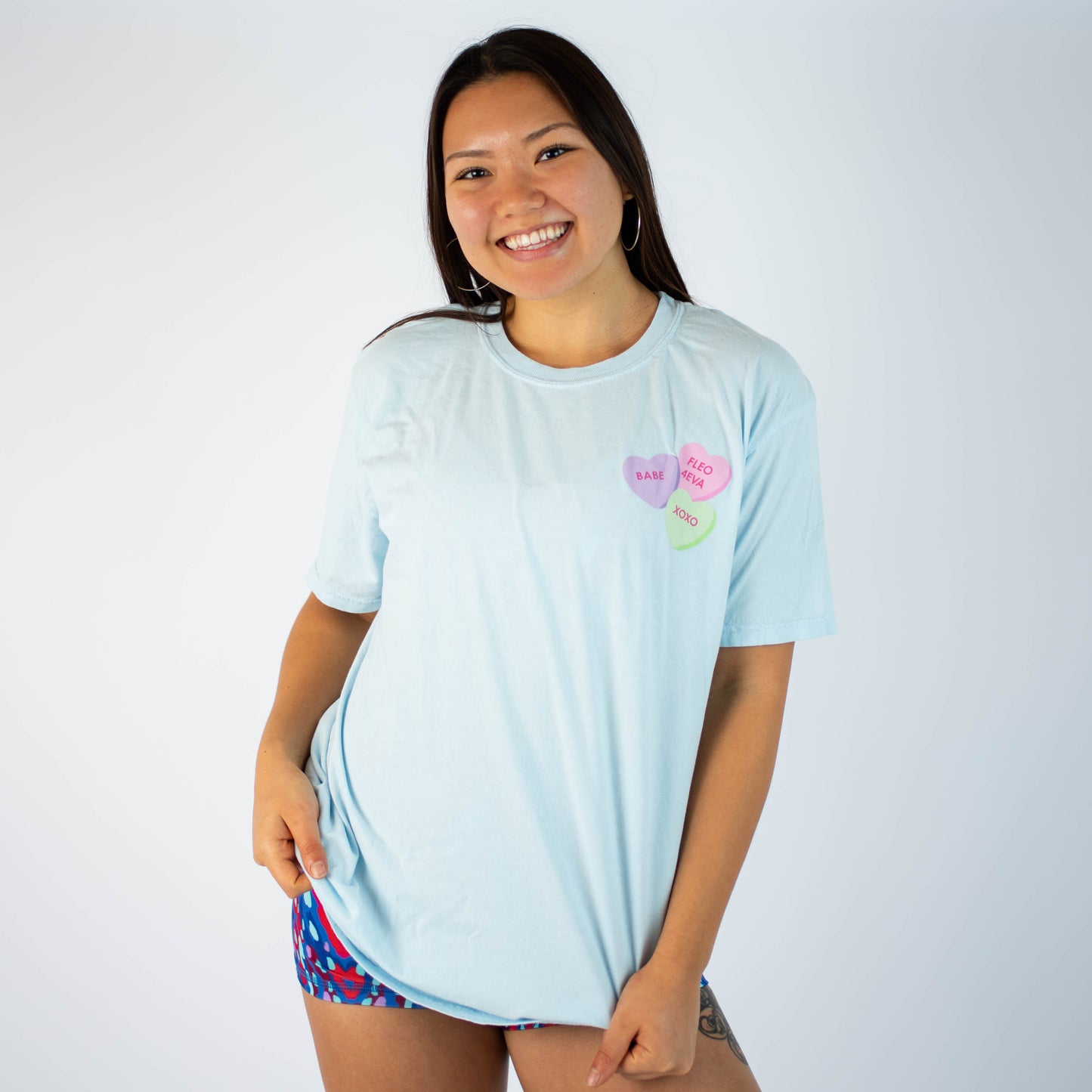 FLEO Candy Hearts Tee
