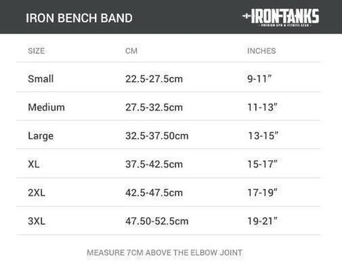Iron Tanks Ironclad Bench Band (Immortal Black) - 9 for 9