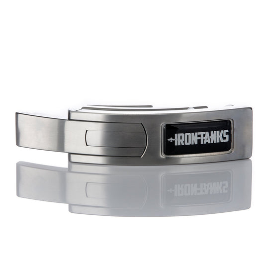 Iron Tanks Goliath Lever Buckle (Brushed Steel) - IPF APPROVED