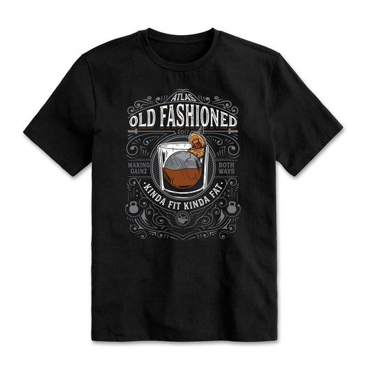 Kinda Fit Kinda Fat Atlas Old Fashioned Tee