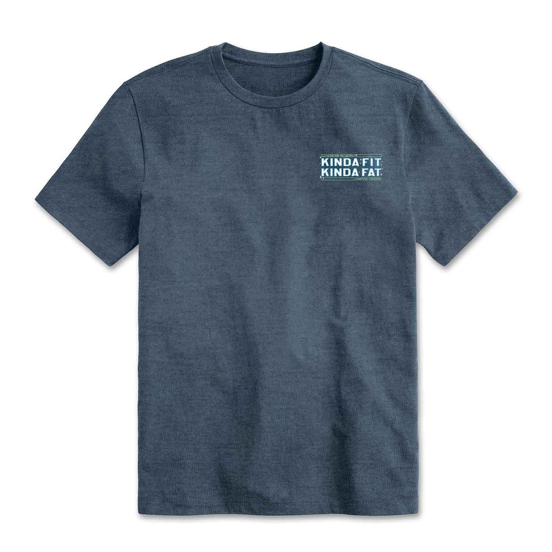 Kinda Fit Kinda Fat Blue Milky Whey Tee (Blue)