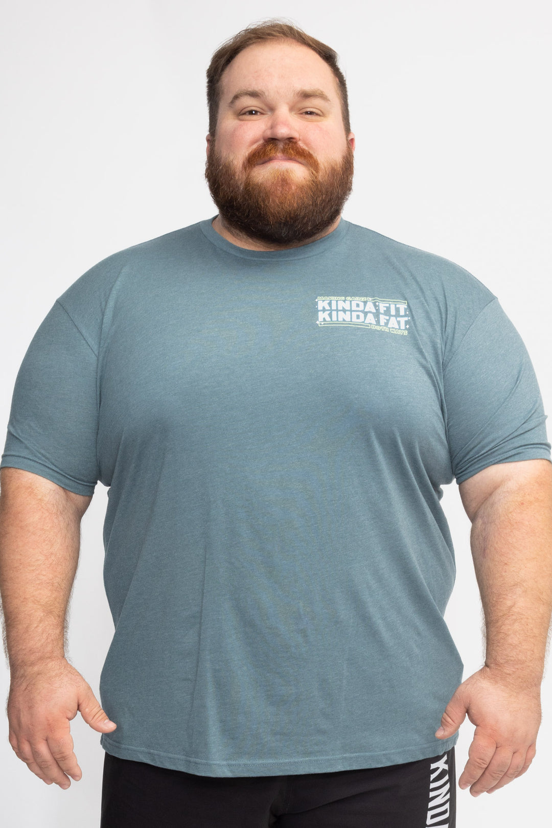Kinda Fit Kinda Fat Blue Milky Whey Tee (Blue)