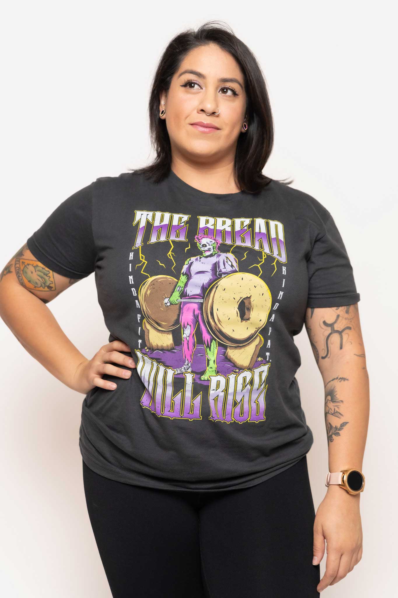 Kinda Fit Kinda Fat Bread Will Rise Tee