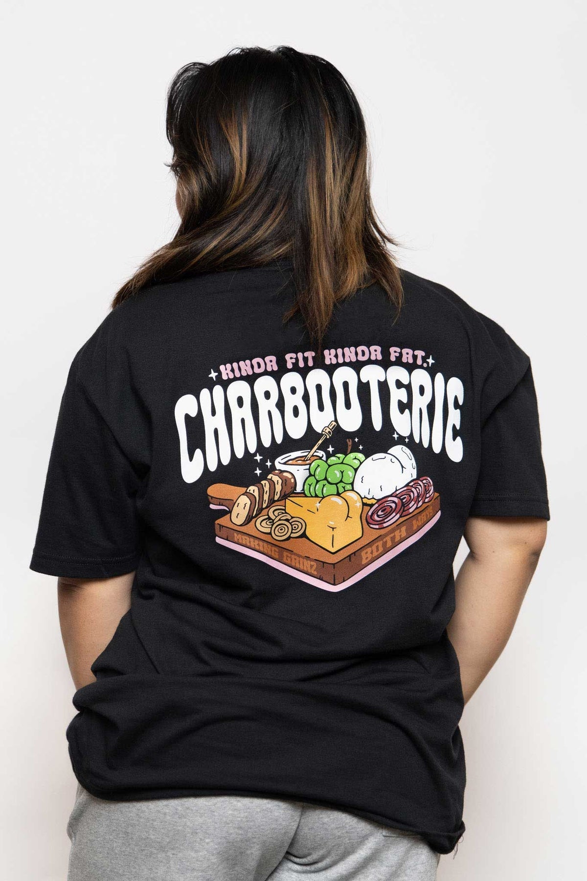 Kinda Fit Kinda Fat Charbooterie Tee