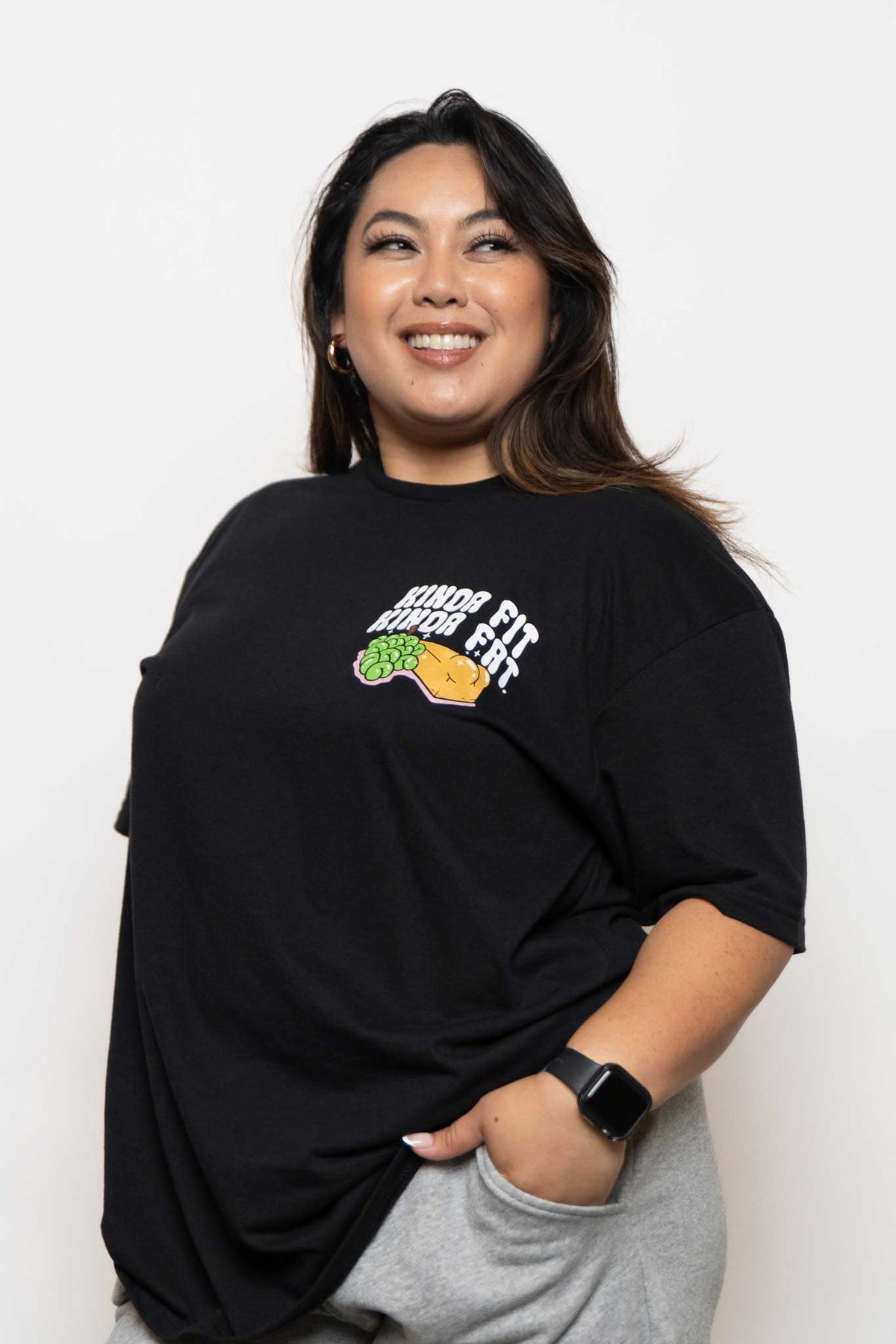 Kinda Fit Kinda Fat Charbooterie Tee