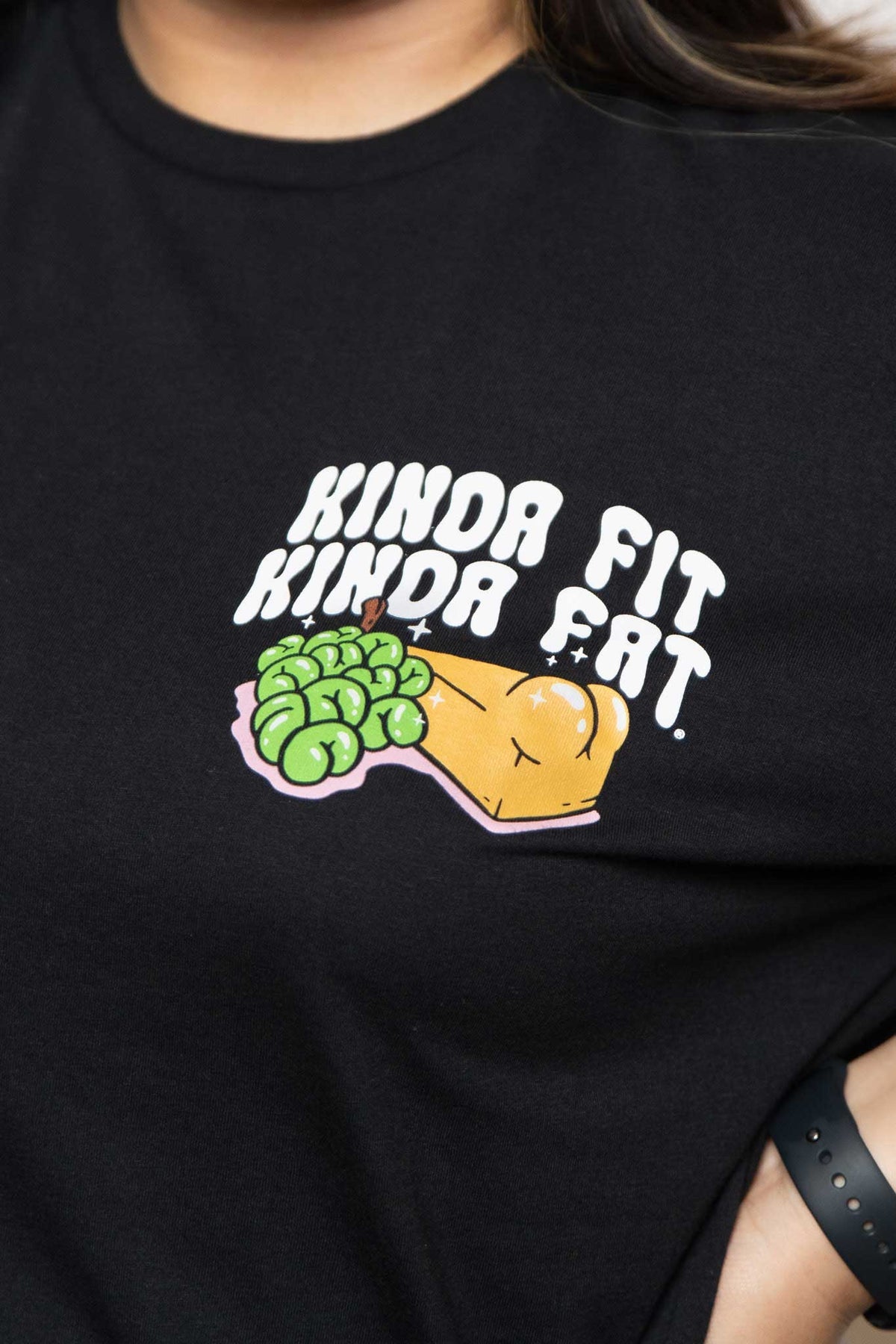 Kinda Fit Kinda Fat Charbooterie Tee