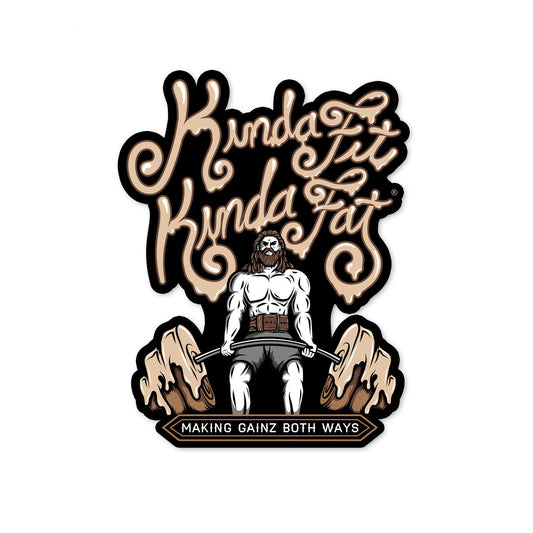 Kinda Fit Kinda Fat Cinna-Breadlift Sticker